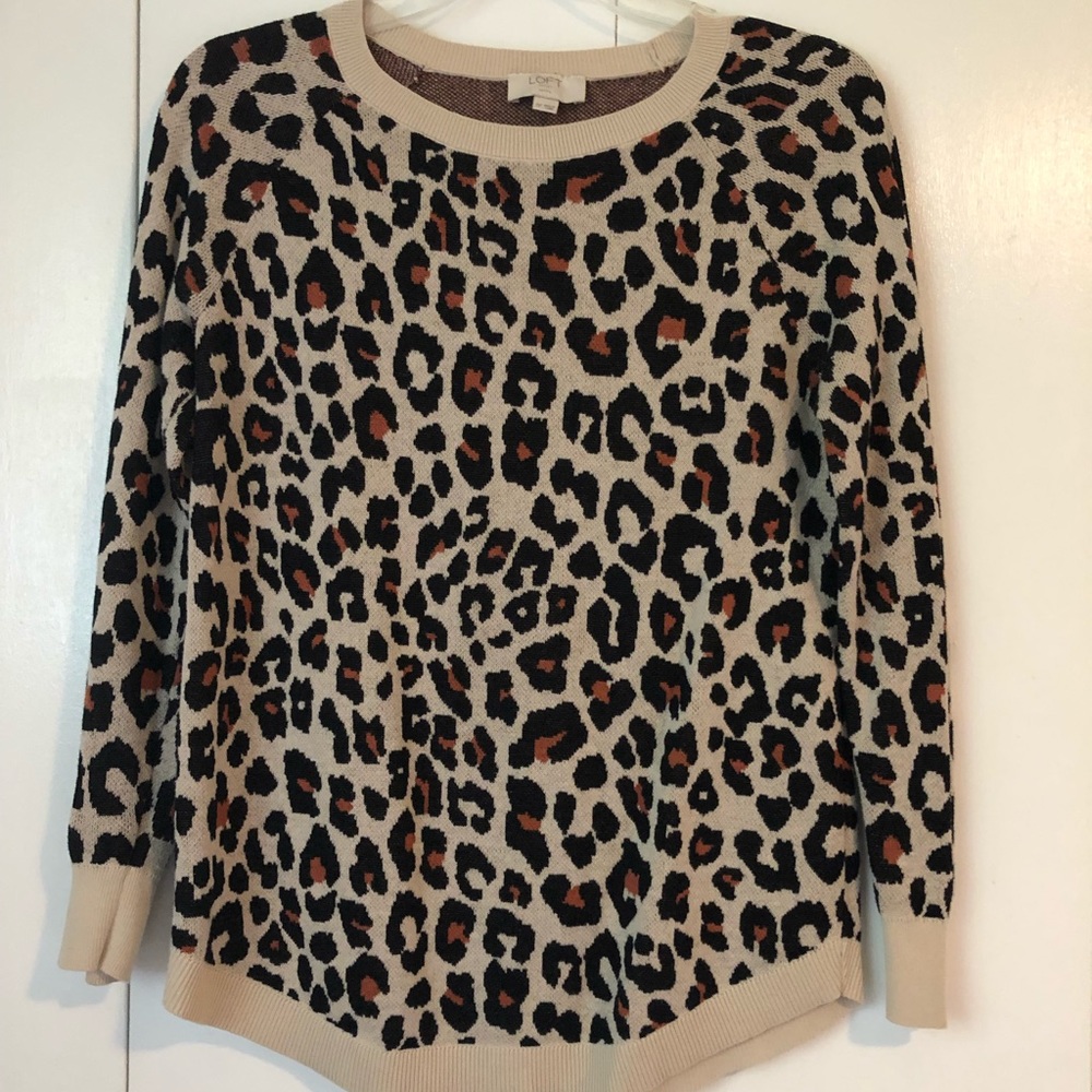 Leopard Tunic Sweater